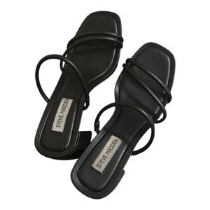 Steve Madden Black Strappy Sandals